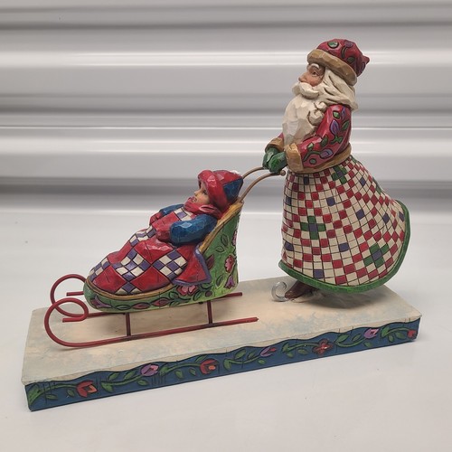 2006 JIM SHORE "A Ride with Santa" Figurine Heartwood Creek (1) - Picture 2 of 19