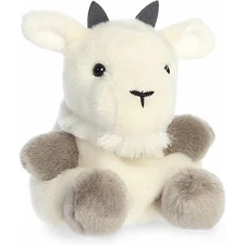 Aurora World Plush - Palm Pals - JENNY MOUNTAIN GOAT (5 inch) - New Stuffed Toy