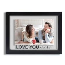 Black Love You More Picture frame, Boyfriend and Girlfriend Couples Romantic ...