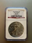 1997 American Silver Eagle MS69 NGC First Strike