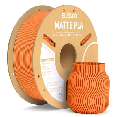ELEGOO Matte PLA Filament 1,75mm,Feine Oberfläche, Keine Schichtlinien, 1-10KG