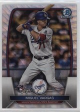 2023 Bowman Chrome Wave Refractor 69/100 Miguel Vargas #40 04rq