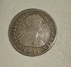 1781 Mo FF Colonial Mexico Silver 2 Reales original Grey Colour see Pix!