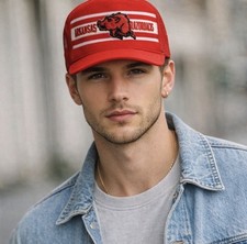 Arkansas Razorbacks Lucky Stripes SnapBack Trucker Hat 70s 80s Vintage