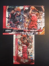 Dwyane Wade 2005 Upper Deck Miami Heat Lot Of 3