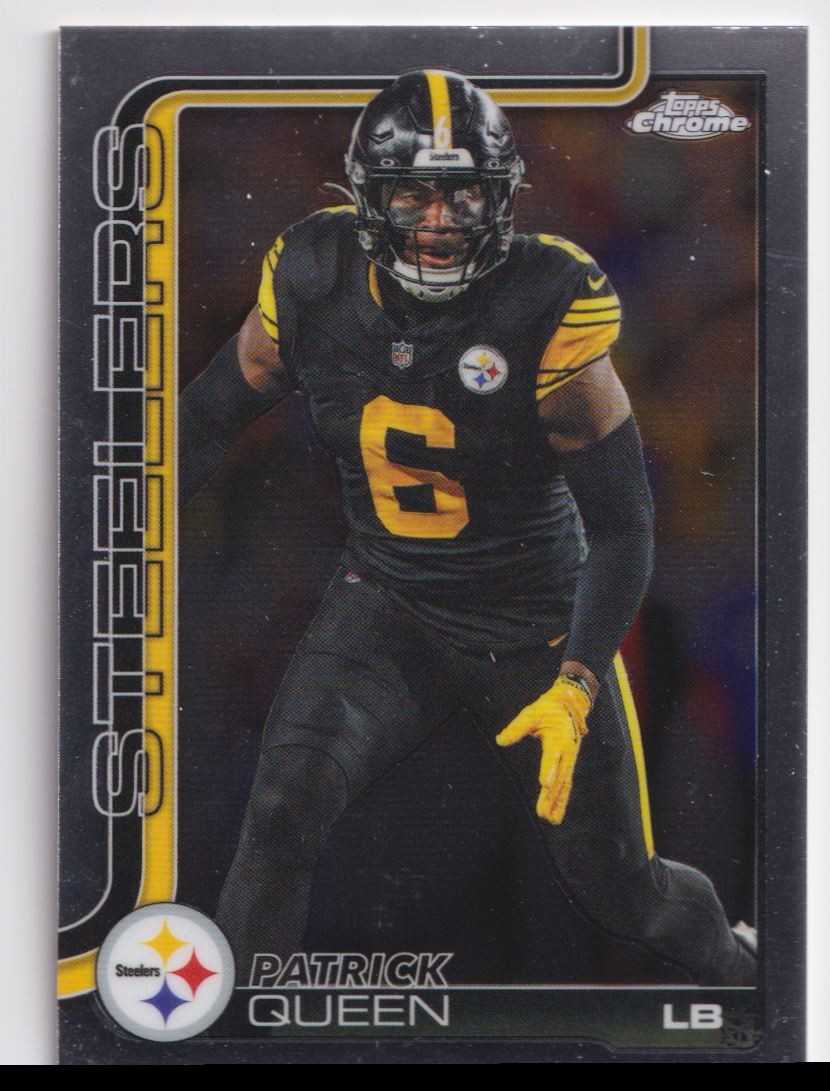 2025 Topps Chrome Patrick Queen Pittsburgh Steelers #260