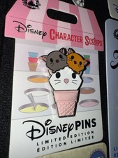 Disney Parks Pin Character Scoops The Aristocats Marie Ice Cream LE 4000