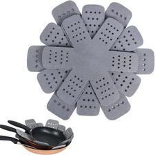 BYKITCHEN Pan and Pot Protectors, Larger & Thicker Pan Protectors with Stars, Se