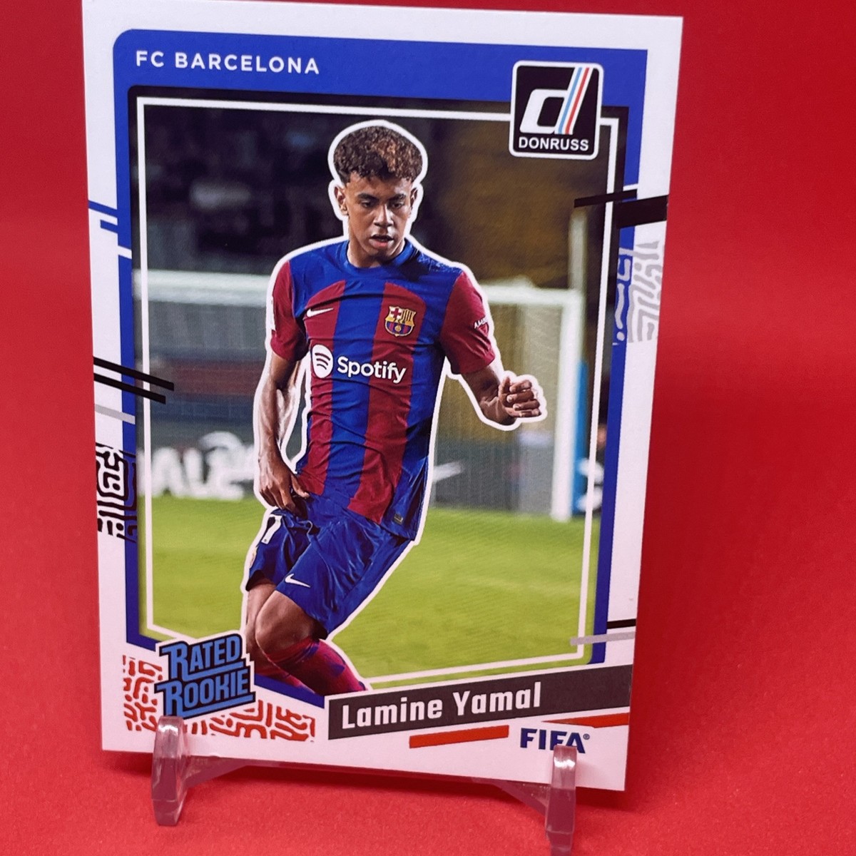 LAMINE YAMAL 2023-24 Panini Donruss Soccer Barcelona Rated Rookie