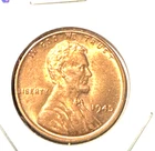 1945 lincoln wheat cent red BU