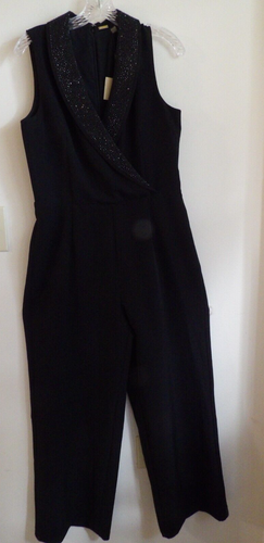 Tahari Elegant Black Dress/Pants 8 NWT - Picture 2 of 5