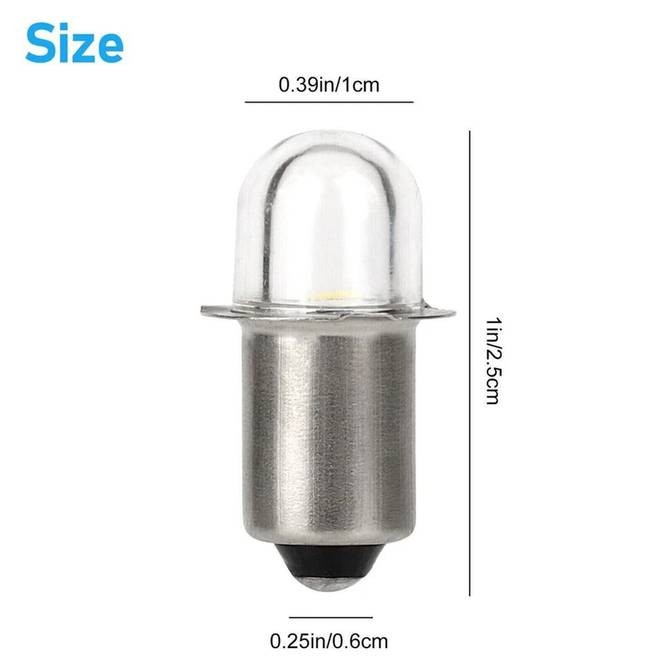 (2) Bombilla Xenón de Repuesto Linterna LED 18 VOLTIOS / 18v para RYOBI ONE+ Inalámbrica Foto 4 de 4