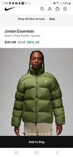  230 Air Jordan Jumpman Essentials Men's Poly Puffer JacketXL Chicago Bulls NBA