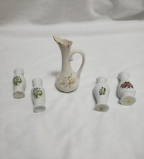 Small Floral Bud Vases Set Of 5