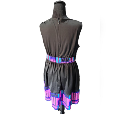 Shenbolen Kente African Print Evening Dress Women's Large | eBay