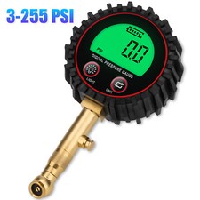 Lcd Digital Tire Air Pressure Gauge 3-255 Psi Accurate For Trucks Cars Rvs Bikes