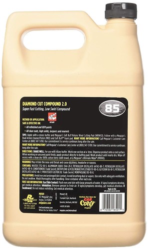 Meguiars M8501 Mirror Glaze Diamond Cut Compound 2.0, 1 Gallon - Picture 3 of 4