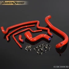 Fit For Porsche 944 With Bleeder In Upper Hose Silicone Water Radiator Hose Red