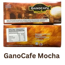GanoCafe Mocha by Gano Excel Premium Premix Cocoa Instant Coffee with Ganoderma