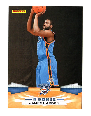 2009-2010 Panini Rookie James Harden #353 Thunder Rockets Nets NBA