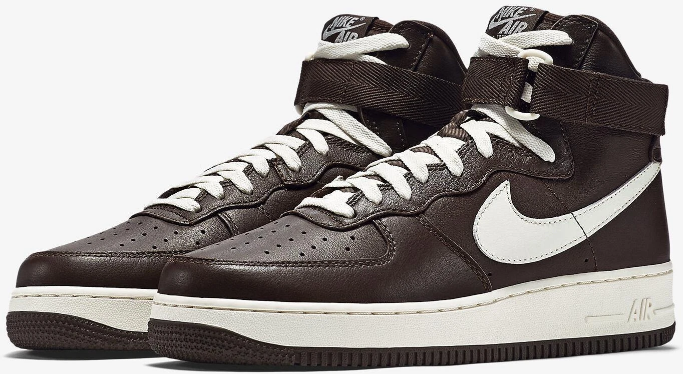 Nike Air Force 1 Hi Vt Prm Qs Brown for Sale | Authenticity 
