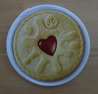 Jam Jammy Biscuit Snack Patch Abzeichen Aufnäher Badges Dodger