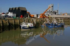 Photo 6x4 Whitstable Harbour Berthed in the harbour are the trawler Mille c2010