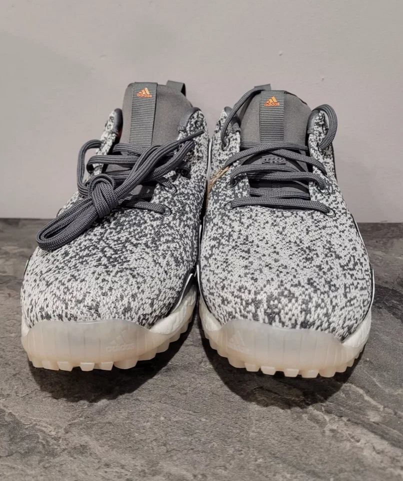 Adidas CODECHAOS 21 PrimeBlue Men's Golf Boost Shoes Grey Orange Size 11 FX6625 - Image 3 of 4