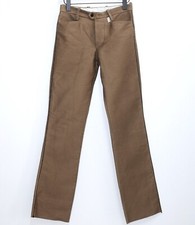 French 1960s Brown Thick Moleskin Work Gardian Pants MISTRAL W29 Made in France