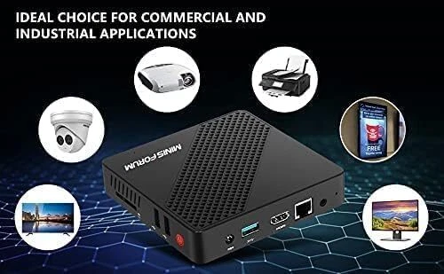 N40 Mini Pc Celeron N4020 4Gb Ram 64Gb Emmc Dual Screen 4K Hdmi Silent Portable - Image 2 of 4