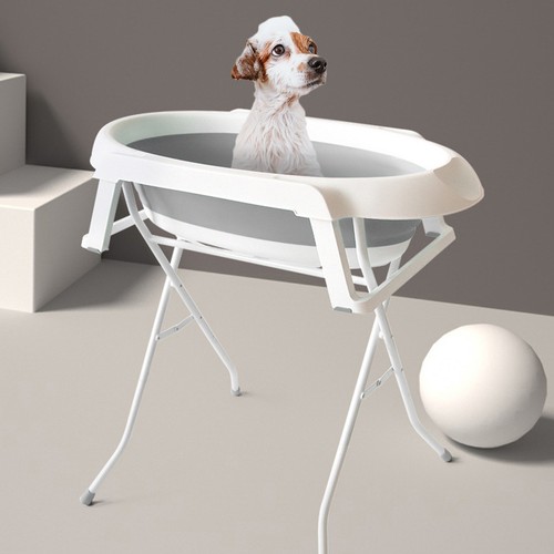 Foldable Dog Bath Tub Dog Washing Station for Bathing & Grooming for Small Pet-- - Picture 3 of 7