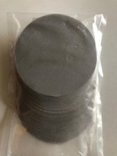 25X FTEU 304 SS 116.3mm (4.58") 3-Layer 50/80/50 Wire Mesh Round Screen Disc