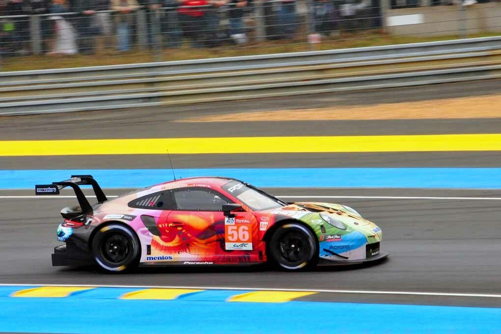 Porsche 911 RSR No56 2019 Le Mans 24H Race Photo Print