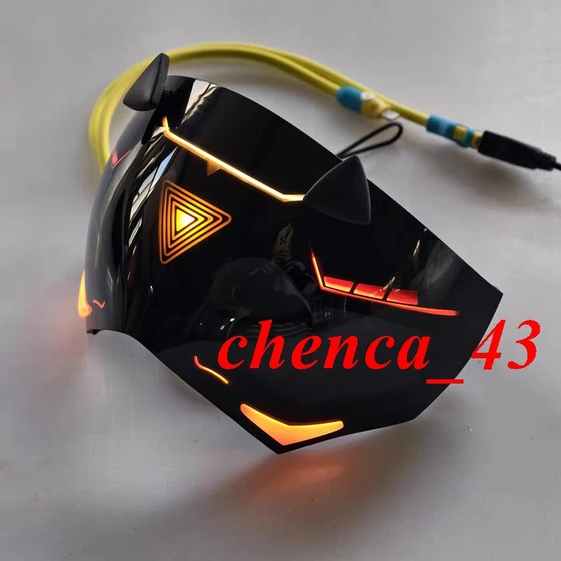 Zenless Zone Zero Trigger Half Mask Led Remote Control 7-Emotion Change Eye Mask - Image 4 of 4