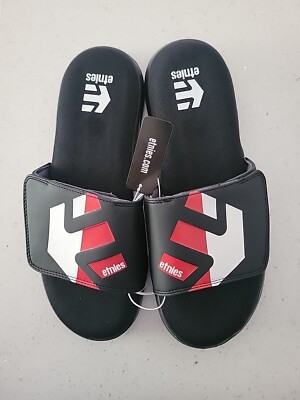 Sandal Shoe Etnies Mens Flip Flops New ETNIES Slides Sandals Men's Size 13  Beach