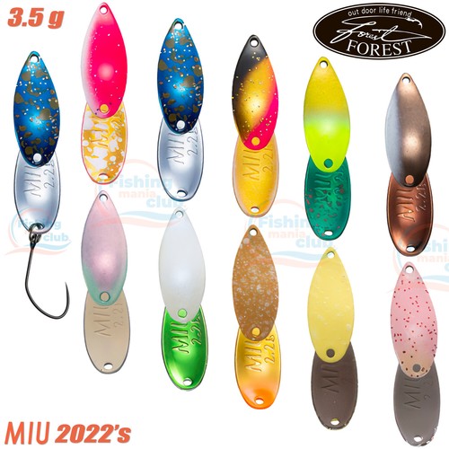 Forest MIU 2022 Limited 3,5 g 31 mm Area Cucchiaio Trota Colori Assortiti - Foto 1 di 11