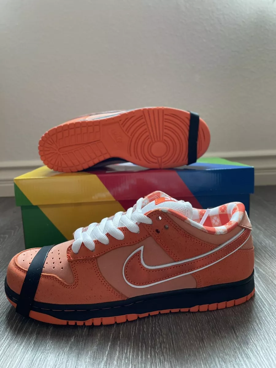 800 - Concepts x Nike SB Dunk Low Orange Lobster White Black