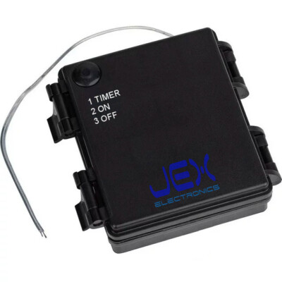 Waterproof Four/4X AA DIY Battery Holder Case Box 6V With Power Switch & Timer
