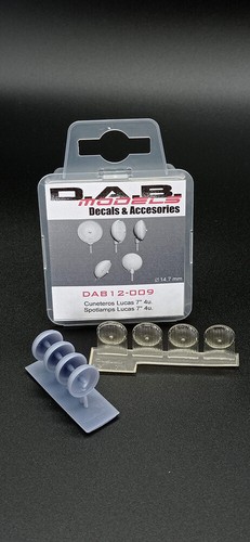 Faros cuneteros Lucas 7" - Lucas Spotlamps 1/12, 1/18, 1/24, 1/32, 1/43 - Imagen 3 de 21