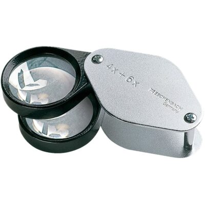 ESCHENBACH Inspection folding metal magnifier magnification Loupe 1187