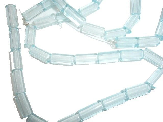 Glass Tube 9 - 9.9 mm Size Jewelry Making Beads