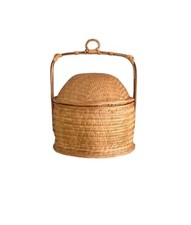 Wedding Basket Oriental Chinese Asian Woven Wicker  Rattan Bamboo