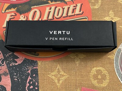 Genuine Vertu V Collection Pen Refill in Black Ink Extremely RARE Don't Miss it!