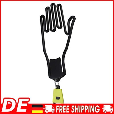 Handschuh-Trockenständer, tragbare Handschuhtrage, Ständer, Golfzubehör (gelb)