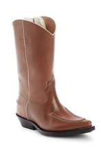 Chloé Nellie Texan Tan Leather Western Cowbo...