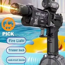 Tiktok Electric Water Gun Automatic Water Gun Kids Toy with Big Capacity  black  