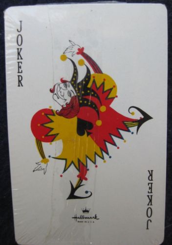 Sealed "HALLMARK" Playing Cards. Jester Jokers - Picture 2 of 3