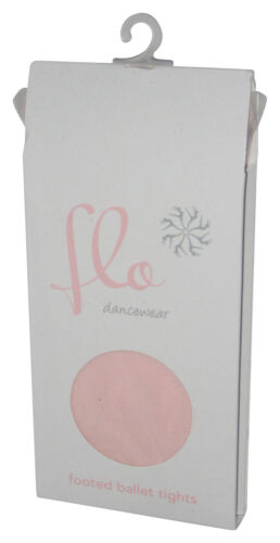 Flo Odzież taneczna Różowe rajstopy baletowe - (Małe dziewczynki i duże dziewczęta) - Rozmiar Smal - Zdjęcie 1 z 2