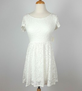 ambiance white lace dress