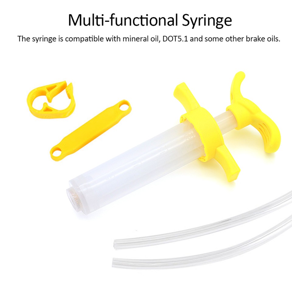 Mountain Hydraulic Disc Brake Mineral Oil Bleed Kit Bike Brake H1Y4 eBay